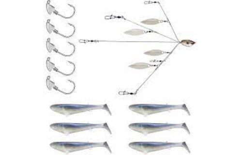 Scottsboro Kit 3.5'' 5Wire Sight Minnow 11p