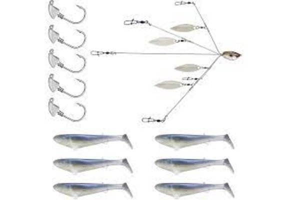 Scottsboro Kit 3.5'' 5Wire Sight Minnow 11p