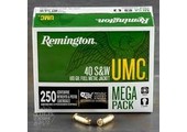 Remington  UMC .40 Cal Mega 250rds L40SW3A