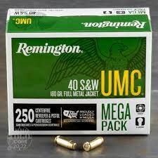 Remington  UMC .40 Cal Mega 250rds L40SW3A