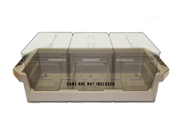 Ammo Can Tray for 50 Caliber Mil-Spec Metal Cans Dark Earth