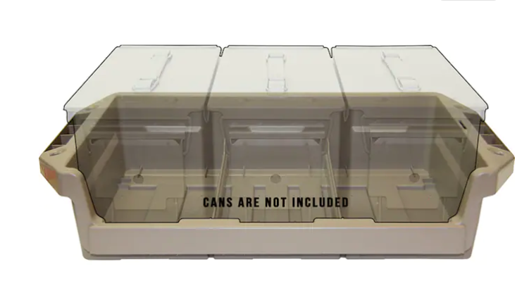 Ammo Can Tray for 50 Caliber Mil-Spec Metal Cans Dark Earth