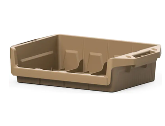 Ammo Can Tray for 30 Caliber Mil-Spec Metal Cans Dark Earth