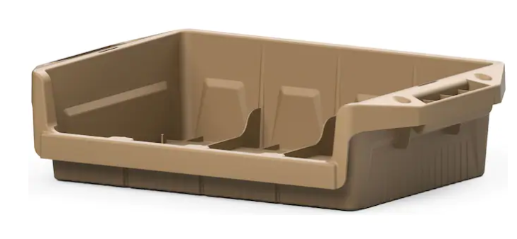 Ammo Can Tray for 30 Caliber Mil-Spec Metal Cans Dark Earth
