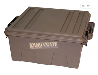 Ammo Crate Polypropylene Dark Earth (L19”xW5.75”xH5.25”)