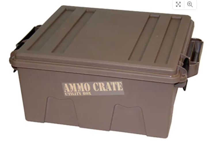 Ammo Crate Polypropylene Dark Earth (L19”xW5.75”xH5.25”)