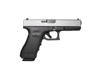 G31 GEN 4 HGA 357 SIG 4.49 IN BBL FS 5LB 3 15RD MAGS CERAKOTE SILVER TITANIUM SLIDE