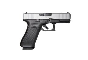 G45 GEN 5 CERAKOTE SILVER TITANIUM SLIDE