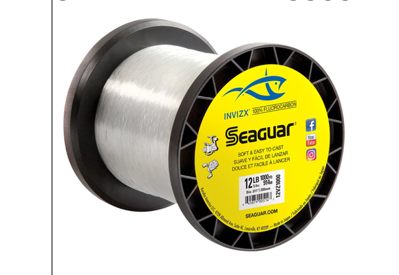 Seaguar InvizX Fluorocarbon Line 1000YDS