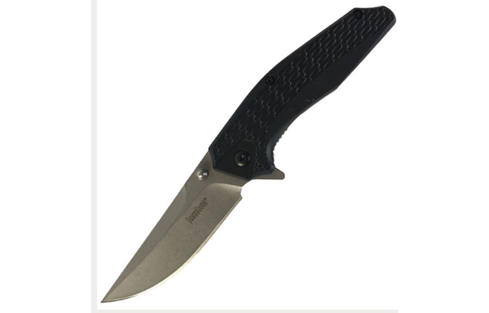 1348 Coilover Knife Drop-point Plain Edge Blade With Flipper