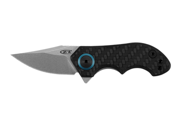 0022 ZT KVT 20CV Ceramic Blast TI/CF Folding Knife