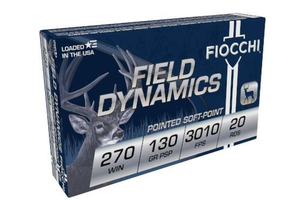 Shooting Dynamics Ammunition 270 Winchester 130 Grain Pointed Soft Point