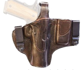 Texas 1836 Crusader - 2 In 1 Dual Clip Open Top Holster w/ Magazine Carrier, RH,