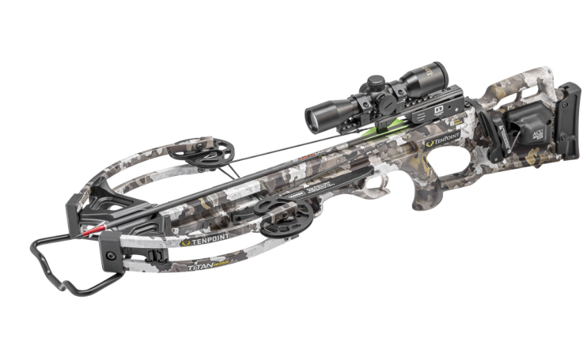 Titan De-Cock Crossbow with 3X Pro-View Scope and Acudraw 50 SLED