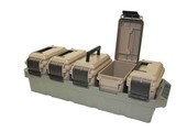 5-CAN AMMO CRATE MINI W/5 AC15 MINI AMMO CANS GRN/DK ERT