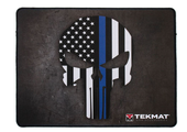 Punisher Blue Line Ultra Premium Gun Cleaning Mat Neoprene