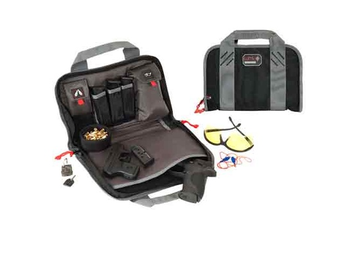 1308Pc Double Pistol Case Black 1308PC