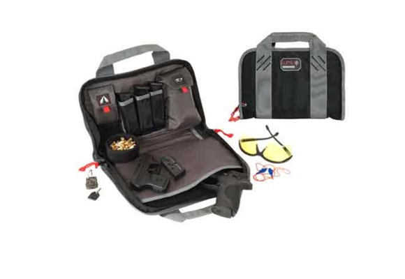 1308Pc Double Pistol Case Black 1308PC