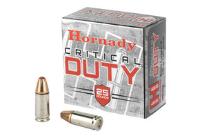 Hornady 9mm +P 135gr Critical Duty 90226