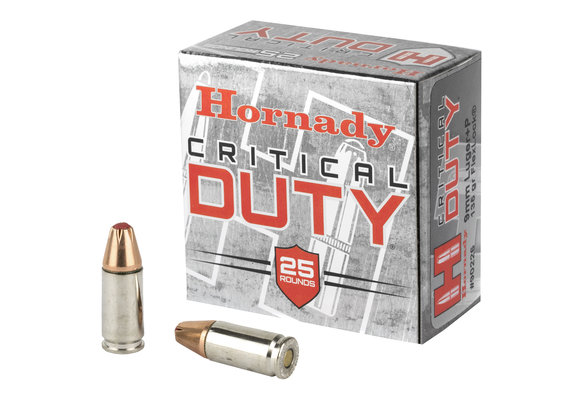 Hornady 9mm +P 135gr Critical Duty 90226