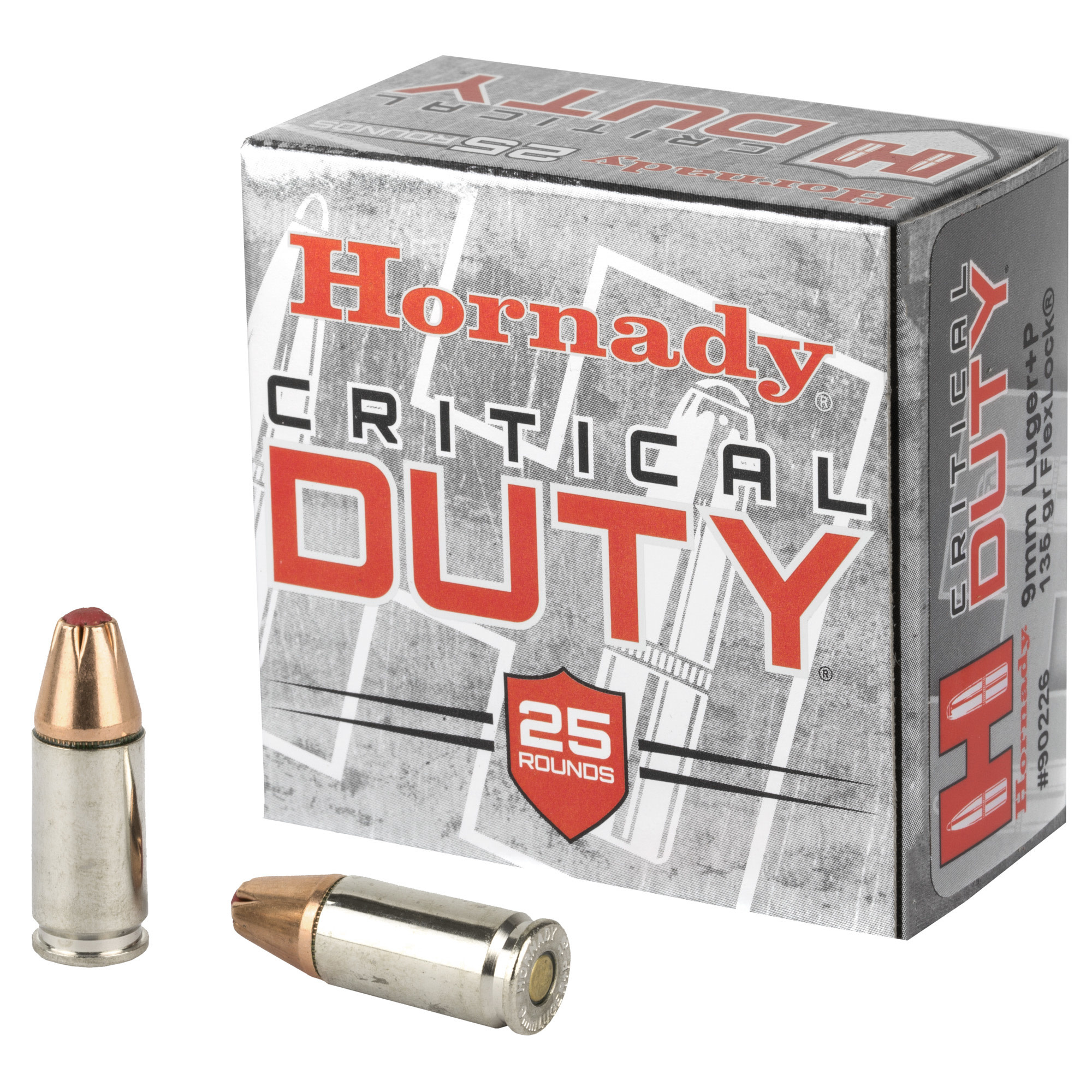 Hornady 9mm +P 135gr Critical Duty 90226