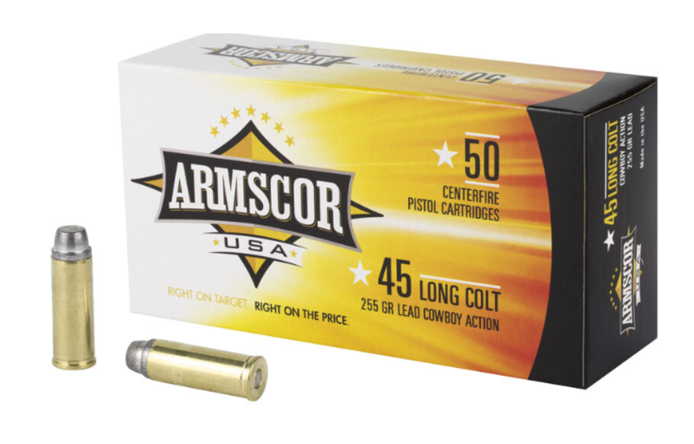 Armscor USA .45 Colt Ammunition 50 Rounds LFN 255 Grain