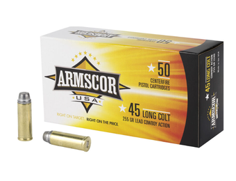 Armscor USA .45 Colt Ammunition 50 Rounds LFN 255 Grain
