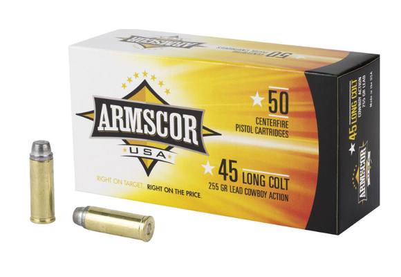 Armscor USA .45 Colt Ammunition 50 Rounds LFN 255 Grain