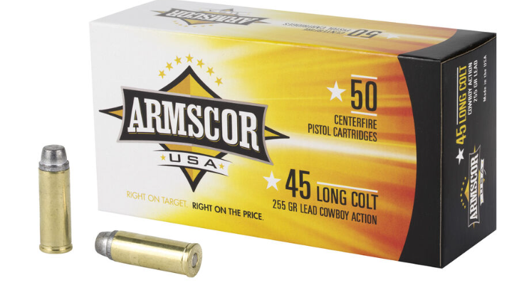 Armscor USA .45 Colt Ammunition 50 Rounds LFN 255 Grain