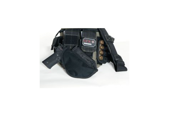 Rapid Deployment Sling Pack with Handgun Holster, Black, GPS-982RDP