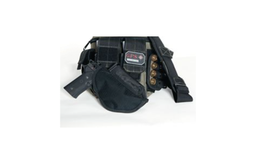 Rapid Deployment Sling Pack with Handgun Holster, Black, GPS-982RDP