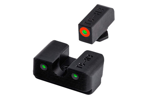 Tritium Pro Night Sights with Orange Focus Ring for Glock 10mm/45ACP