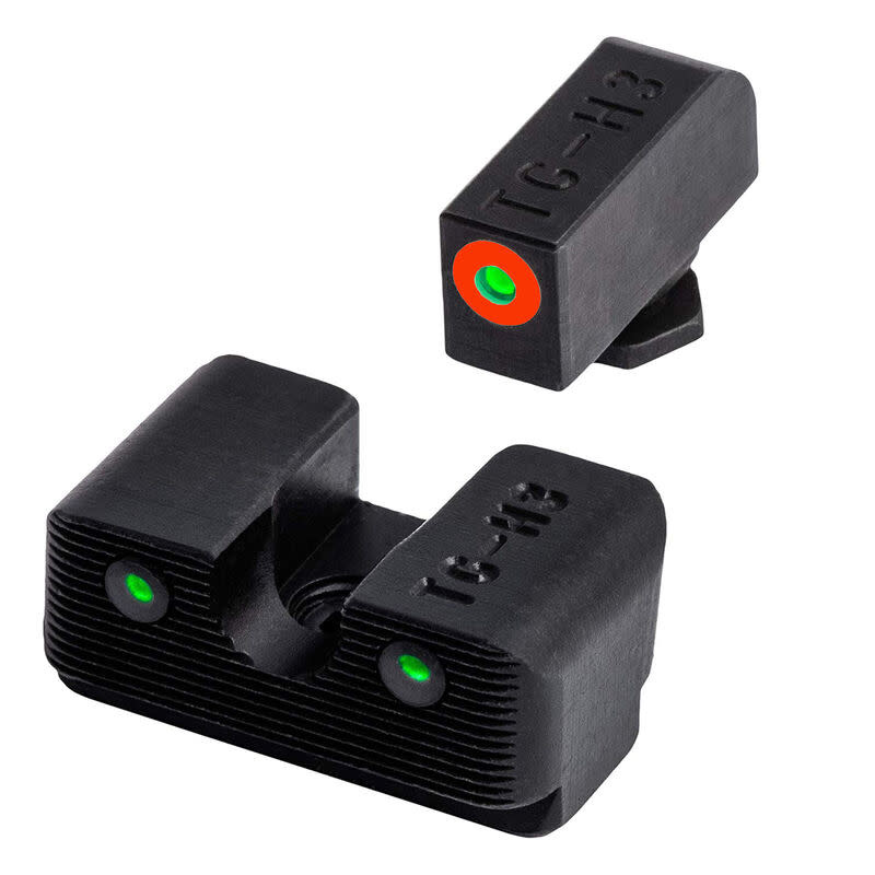 Tritium Pro Night Sights with Orange Focus Ring for Glock 10mm/45ACP