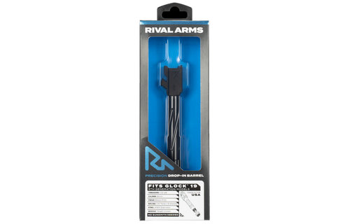 Barrel for Glock 19 Gen 5 Models 9mm Luger Fluted/Threaded 1/2x28 416R Stainless Steel PVD Coating Black Finish