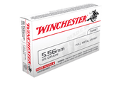 Winchester 5.56 55gr FMJ Brass Case - 20rds