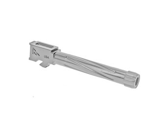 Rival Arms Drop In Barrel for Glock 17 Gen 5 9mm Luger Stainless Steel Stainless PVD Finish