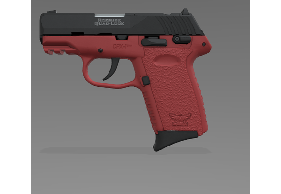 CPX-1 GEN 3 STAINLESS/CRIMSON 9MM 3.1" BARREL 10-ROUNDS