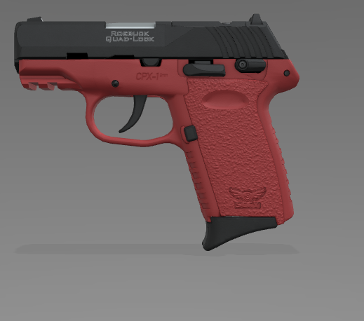 CPX-1 GEN 3 STAINLESS/CRIMSON 9MM 3.1" BARREL 10-ROUNDS