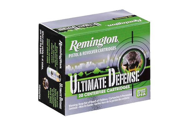 HD380BN ULTIMATE DEFENSE 380 ACP 102 GR BRASS JACKET HOLLOW POINT (BJHP) 20 BX
