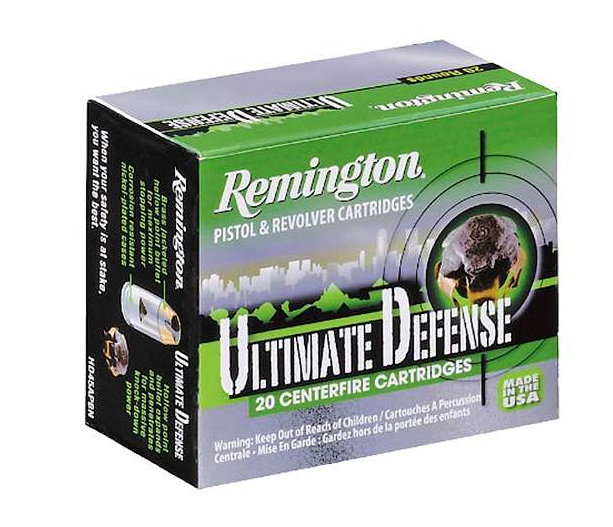 HD380BN ULTIMATE DEFENSE 380 ACP 102 GR BRASS JACKET HOLLOW POINT (BJHP) 20 BX