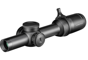 Strike Eagle Rifle Scope 30mm Tube 1-8x 24mm First Focal Plane Illuminated EBR-8 MOA Reticle Matte