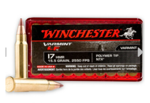 17HMR Varmint LF 15.5gr NTX Polymer Tip 50rds