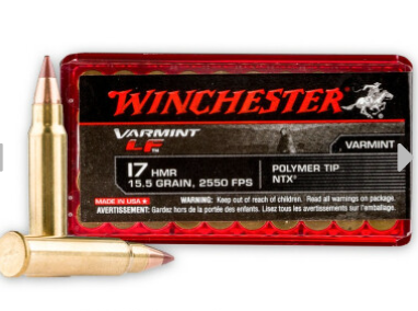 17HMR Varmint  LF 15.5gr NTX Polymer Tip 50rds