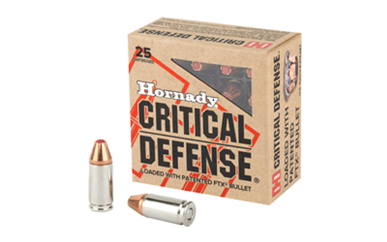 Critical Defense Flex Tip 115Gr Brass 9mm 25Rds 90250