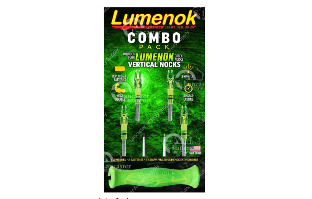 Lumenok Signature Lighted Nock Combo Pack
