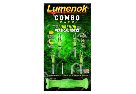Lumenok Signature Lighted Nock Combo Pack