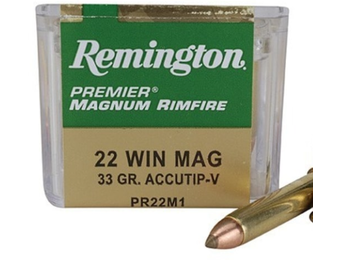 Premier Ammunition 22 Winchester Magnum Rimfire (WMR) 33 Grain AccuTip