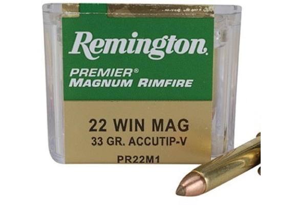 Premier Ammunition 22 Winchester Magnum Rimfire (WMR) 33 Grain AccuTip