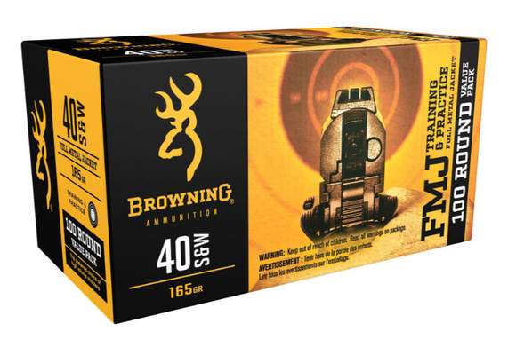 .40 S&W Ammunition FMJ 165 Grains