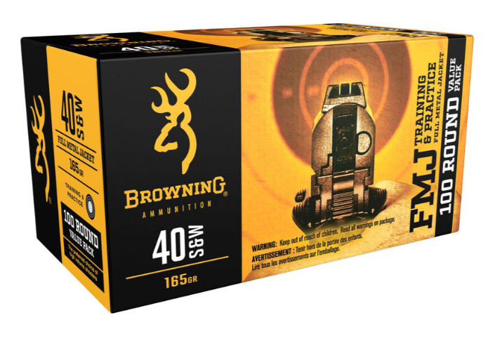 .40 S&W Ammunition FMJ 165 Grains